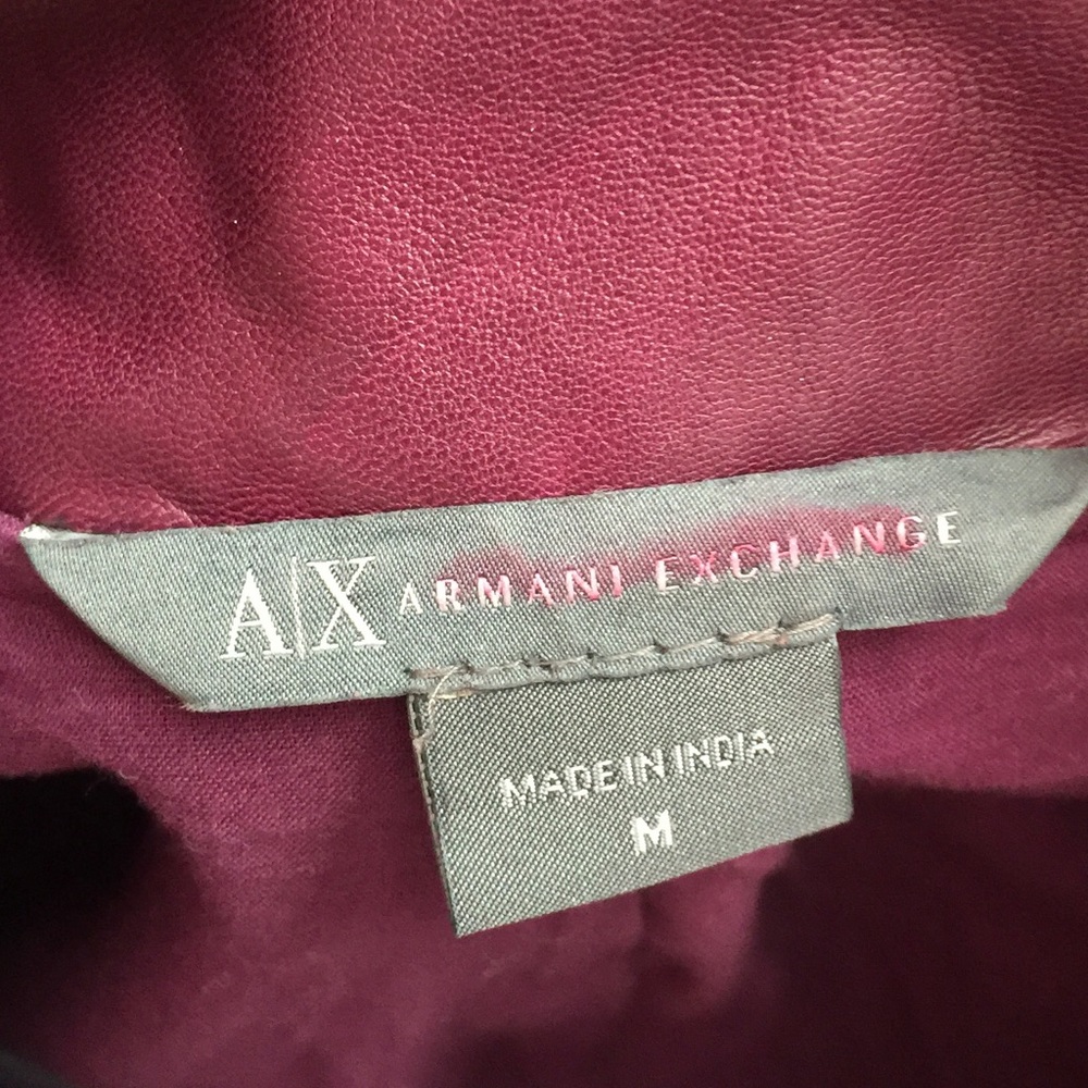 A/X Bow Leather Jacket View 6